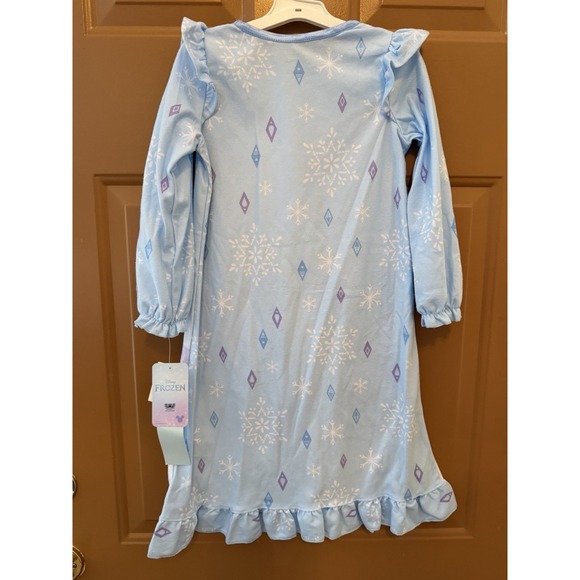 Disney Frozen Girls' Elsa Nightgown Long Sleeve Dress Size 5T NWT - Picture 4 of 4